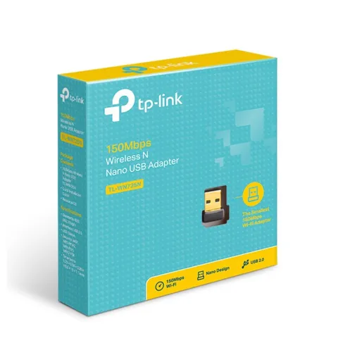 Bộ Chuyển Đổi USB Wifi TP-Link TL-WN725N - Tốc độ 150Mbps, Thiết Kế Nhỏ Gọn, Bảo Mật WPA/WPA2 - Phụ Kiện Mạng Chính Hãng