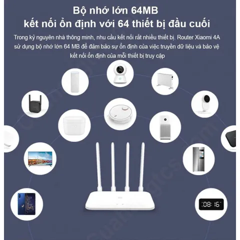 🔆 Bộ Phát Wifi Mi Mi Router Gen 4A Dual kênh 2.4G & 5G băng thông 1200Mbps  BH 12 tháng (Chính Hãng ) -  Có Kèm Theo Hd
