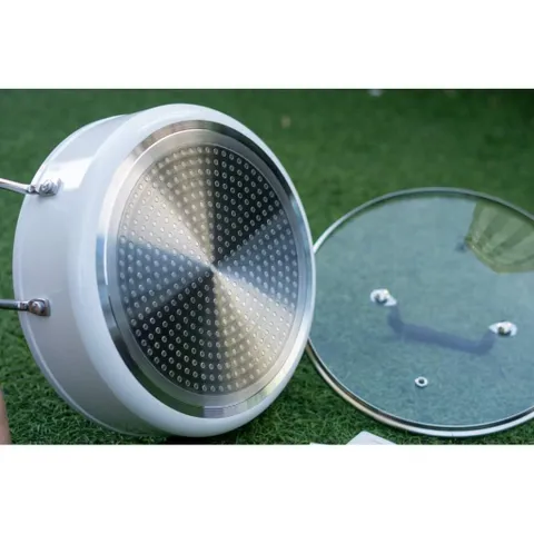 Nồi lẩu Mijia 4L chống dính inox 430 cho bếp điện từ, nấu canh, lẩu phong cách hiện đại, phụ kiện nhà bếp tiện dụng