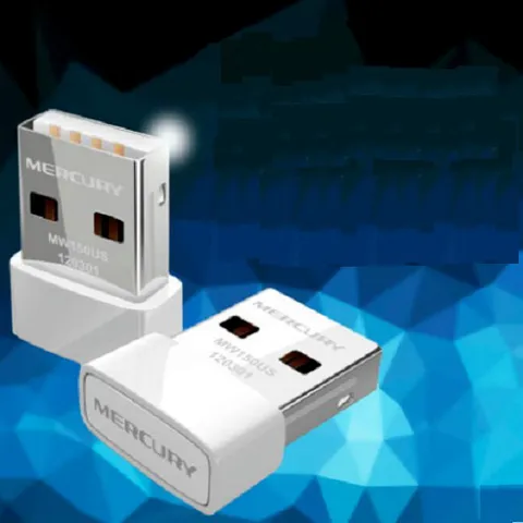 USB Mini MERCURY WiFi Receiver 150Mbps - Thiết bị kết nối không dây cho máy tính bàn PC - Phụ kiện mạng tiện dụng