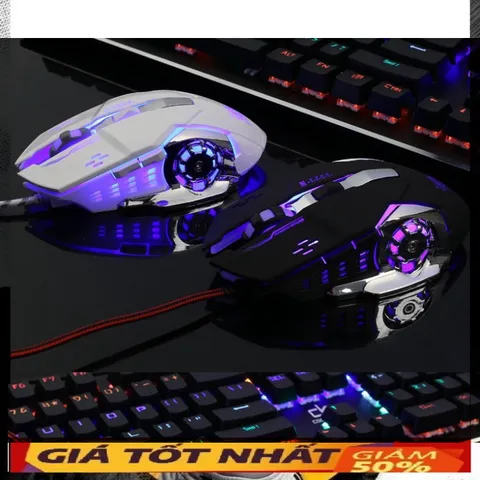 🔆 Chuột Văn phòng OYE X700 Led 2400Dpi Cao Cấp 7D [ ĐEN / TRẮNG ] hỗ trợ Phần Mềm Macro tùy chỉnh chuyên nghiệp 🔆 PHỤ