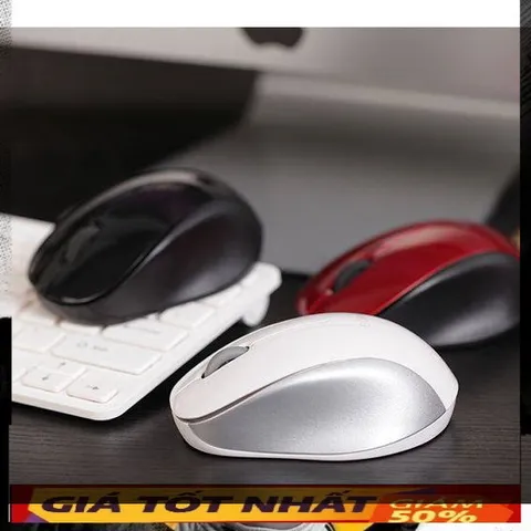 Chuột Không Dây Born C113 Ergonomic - Thiết Kế Nhỏ Gọn, Tự Động Bật Tắt, Kết Nối 10m, Phù Hợp Với PC Laptop, Chất Lượng Cao