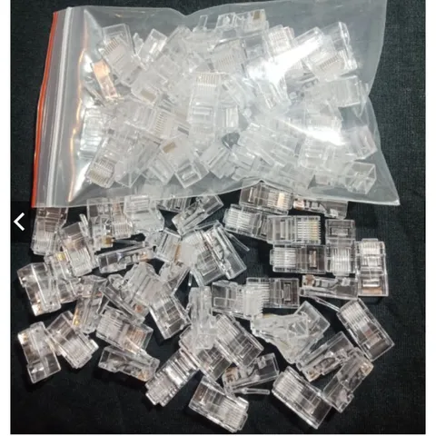 🔆 Túi 50 / 100 Hạt mạng nhựa RJ45 Dùng cho CAT5 và CAT6 siêu rẻ 🔆 PHỤ KIỆN SỐ
