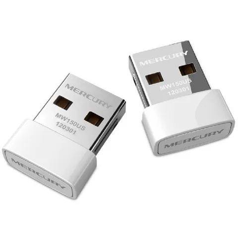 USB Mini Bắt Sóng WIFI Mercury MW150UH - Tốc Độ 150Mbps, Thiết Kế Nhỏ Gọn, Phụ Kiện Kết Nối Máy Tính Bàn Hỗ Trợ Tốt