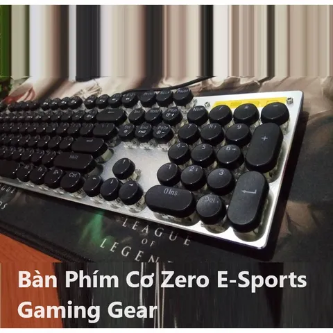 🔆 Sở Hữu Bàn Phím Cơ Zero E-Sports Gaming Gear TKL 87 / Fullsize 104 phím LED Rainbow, Blue Switch: Tạo Nên Sự Khác Biệ