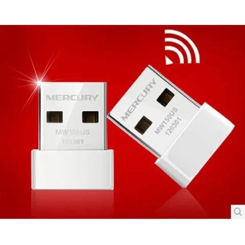 USB Mini Mercury Thu Sóng WIFI 150Mbps cho Máy Tính Để Bàn - Phụ Kiện Số Tiện Dụng, Kiểu Dáng Nhỏ Gọn, Tương Thích Với Nhiều Hệ Điều Hành
