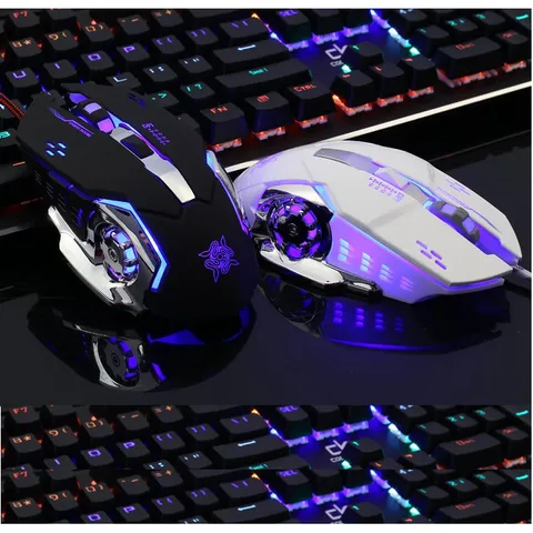 🔆 Chuột Gaming văn phòng hãng OYE X700 Led 2400Dpi Cao Cấp 7D [ ĐEN / TRẮNG ] Phần Mềm Macro Chuyên Game 🔆 PHỤ KIỆN SỐ