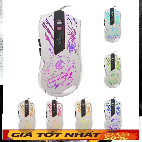 🔆 Chuột máy tính có dây văn phòng gaming A905 LED RGB độ nhậy 2400dpi Độ Chính Xác Cao cho máy tính laptop 🔆 PHỤ KIỆN