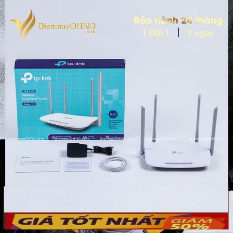 Bộ Phát Wifi Kép AC1200 TP-Link Archer C50 - Tăng Tốc Internet, Hỗ Trợ Video HD và Trò Chơi Trực Tuyến, Phụ Kiện Số Chất Lượng Cao