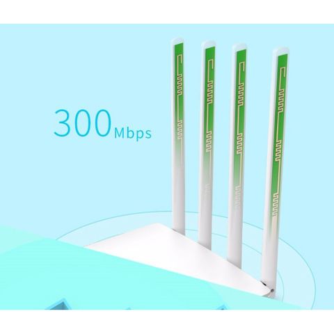 Bộ Phát Wifi MERCURY 4 Ăng-ten 300Mbps - Router Băng Thông Cao, Dễ Dàng Cài Đặt, Hỗ Trợ 64 Thiết Bị Kết Nối, Bảo Hành 12 Tháng