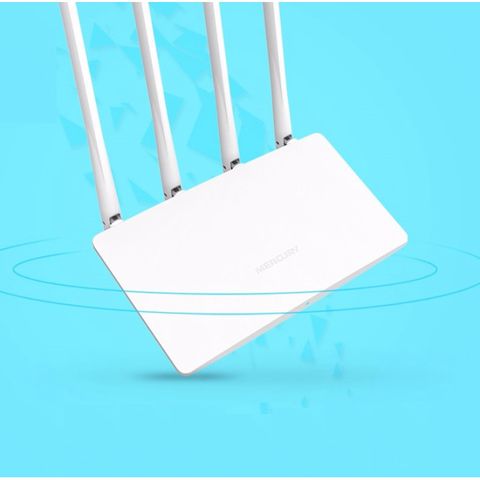 Bộ Phát Wifi MERCURY 4 Ăng-ten 300Mbps - Router Băng Thông Cao, Dễ Dàng Cài Đặt, Hỗ Trợ 64 Thiết Bị Kết Nối, Bảo Hành 12 Tháng