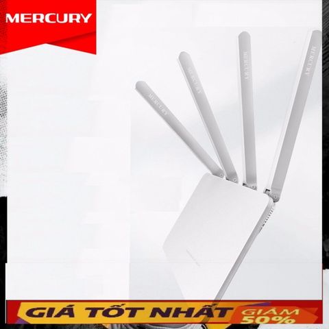 Bộ Kích Sóng Wifi MERCURY 4 ăng ten - Tốc độ 300Mbps, Giải pháp Mở Rộng Sóng Wifi cho Nhà Chung Cư, Nhiều Tầng, Kết Nối Ổn Định