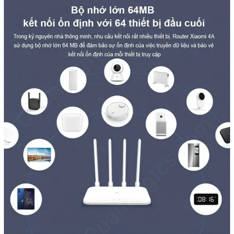 🔆 Bộ Phát Wifi Mi Mi Router Gen 4A Băng tần kép 2.4G & 5G băng thông 1200Mbps BH 12 tháng - có Quyển Hướng Dẫn Cài Đặt