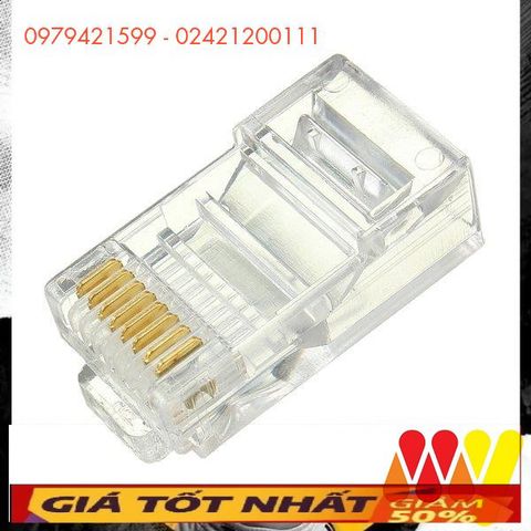 100 Đầu Bấm Mạng RJ45 Chất Lượng Cao - Phụ Kiện Laptop, Máy Tính - Hệ ...