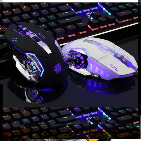 🔆 Chuột Văn phòng Gaming OYE X700 Led 2400Dpi Cao Cấp 7D [ ĐEN / TRẮNG ] hỗ trợ software Phần Mềm Macro tùy chỉnh chuyê