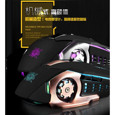 🔆 Chuột Văn phòng Gaming OYE X700 Led 2400Dpi Cao Cấp 7D [ ĐEN / TRẮNG ] hỗ trợ software Phần Mềm Macro tùy chỉnh chuyê