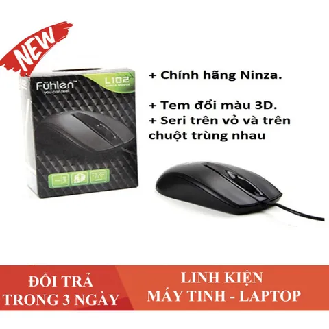 🔆 Chuột fulhen L102 chuyên game, văn phòng giá siêu rẻ, siêu bền 🔆 PHỤ KIỆN SỐ