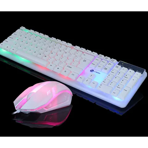 🔆 Combo Bàn phím giả cơ và Chuột chuyên game có đèn LED đổi màu T11 Limeide 🔆 PHỤ KIỆN SỐ