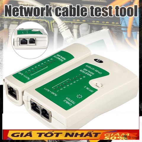 Hộp Test Mạng Đa Năng RJ11/45 - Thiết Bị Kiểm Tra Chất Lượng Dây Mạng LED Nhỏ Gọn Cho Kỹ Thuật Viên Mạng
