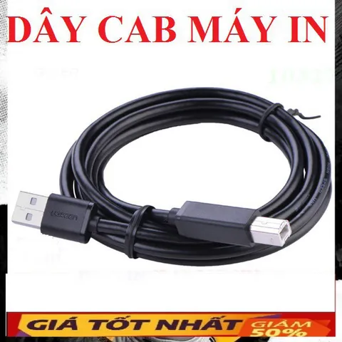 🔆 Dây Cable Máy In Usb Chống Nhiễu   Mầu Đen 🔆 PHỤ KIỆN SỐ