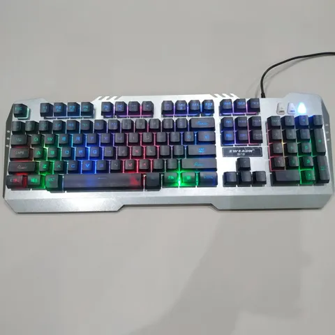 🔆 Combo Siêu Phẩm Bàn Phím Chuột Gaming EWEADN K005 ( Đen ) Giả Cơ LED 7 mầu RGB Chống Nước - Sức Mạnh Cho Mọi Nhu Cầu