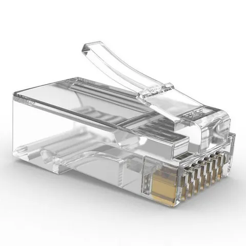 Combo 100 Hạt Cắm Mạng Xuyên Thấu RJ45 - Phụ Kiện Mạng Giá Rẻ, Chất Lượng Cao, Dùng Cho Cáp Cat.5e, Cat.6, Cắt Gọn Dễ Dàng