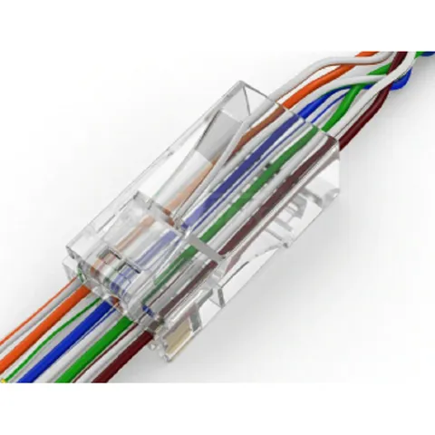 Combo 100 Hạt Cắm Mạng Xuyên Thấu RJ45 - Phụ Kiện Mạng Giá Rẻ, Chất Lượng Cao, Dùng Cho Cáp Cat.5e, Cat.6, Cắt Gọn Dễ Dàng