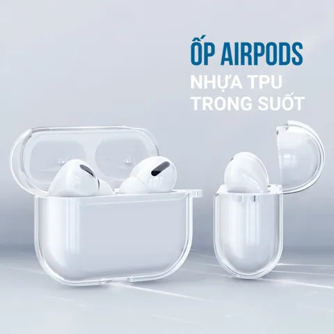 🔜 [ ᴄᴀꜱᴇ ᴀɪʀᴘᴏᴅ ] Case Airpod Vỏ Bọc Airpods ( Nhựa Trong Suốt ) Cho Hộp Sạc Tai Nghe AirPods 1 2 3 PRO Bằng Silicon Dẻ