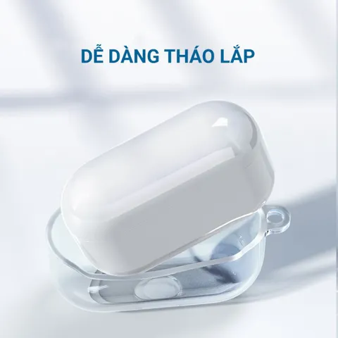 🔜 [ ᴄᴀꜱᴇ ᴀɪʀᴘᴏᴅ ] Case Airpod Vỏ Bọc Airpods ( Nhựa Trong Suốt ) Cho Hộp Sạc Tai Nghe AirPods 1 2 3 PRO Bằng Silicon Dẻ