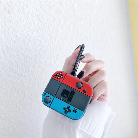 🔜 [ ᴄᴀꜱᴇ ᴀɪʀᴘᴏᴅ ] Case Airpod Vỏ Bọc Airpods ( Máy Game Nintendo ) Cho Hộp Sạc Tai Nghe AirPods 1 2 PRO Bằng Silicon Dẻ