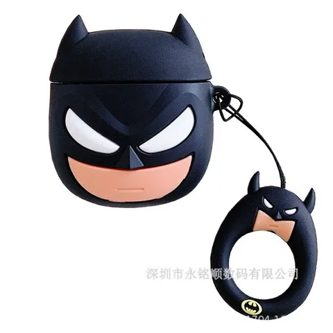 🔜 [ ᴄᴀꜱᴇ ᴀɪʀᴘᴏᴅ ] Case Airpod Vỏ Bọc Airpods ( NGƯỜI DƠI CHE MẮT ) Cho Hộp Sạc Tai Nghe AirPods 1 2 PRO Bằng Silicon Dẻ