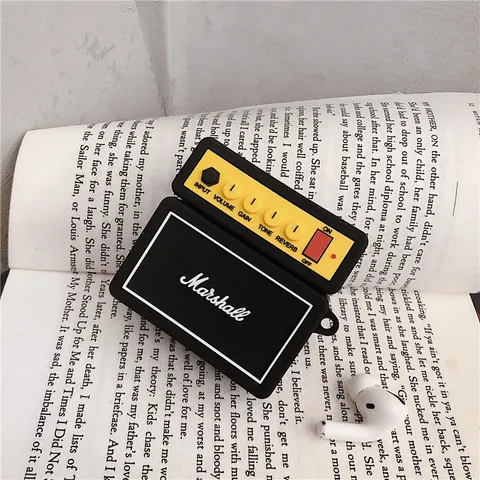 🔜 [ ᴄᴀꜱᴇ ᴀɪʀᴘᴏᴅ ] Case Airpod Vỏ Bọc Airpods ( Loa MARSALL ) Cho Hộp Sạc Tai Nghe AirPods 1 2 PRO Bằng Silicon Dẻo Siêu