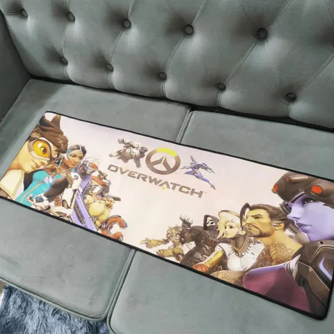 Miếng Lót Chuột Overwatch 10 - Pad Chuột Chống Nước Cỡ Lớn 90x30cm, Dày 3mm, Chất Liệu Cao Su Chuyên Game