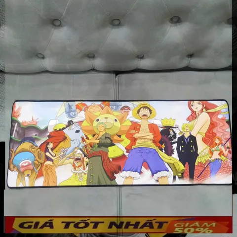 Miếng Lót Chuột Lớn One Piece 47 - Pad Chống Nước 80x30cm Dày 3mm, Dành cho Game Thủ, Chống Trượt, Điều Khiển Chính Xác
