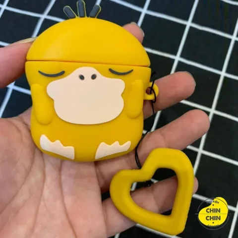🔜 [ ᴄᴀsᴇ ᴀɪʀᴘᴏᴅs ] Vỏ Bọc Tai Nghe Không Dây ( Vịt Vàng Tiktok ) cho Hộp Sạc Case Airpods 1 2 Pro I11 I12 I18 I100 Bằng