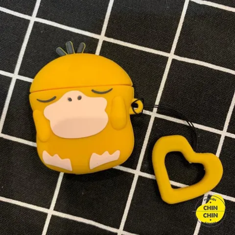 🔜 [ ᴄᴀsᴇ ᴀɪʀᴘᴏᴅs ] Vỏ Bọc Tai Nghe Không Dây ( Vịt Vàng Tiktok ) cho Hộp Sạc Case Airpods 1 2 Pro I11 I12 I18 I100 Bằng