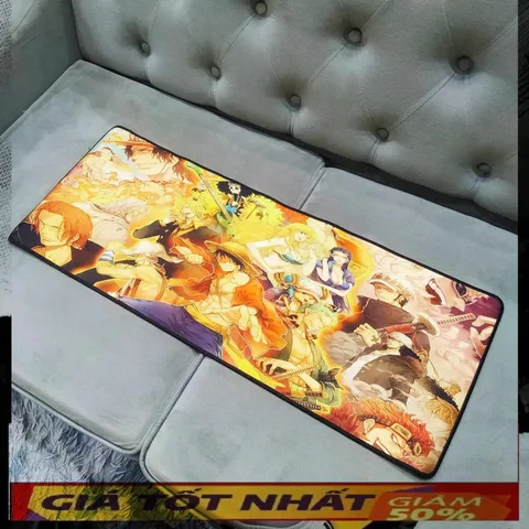 Miếng Lót Chuột Hải Tặc One Piece 41 - Pad Cỡ Lớn 80x30cm Chống Nước, Chống Trầy, Dày Dặn 3mm cho Game Thủ