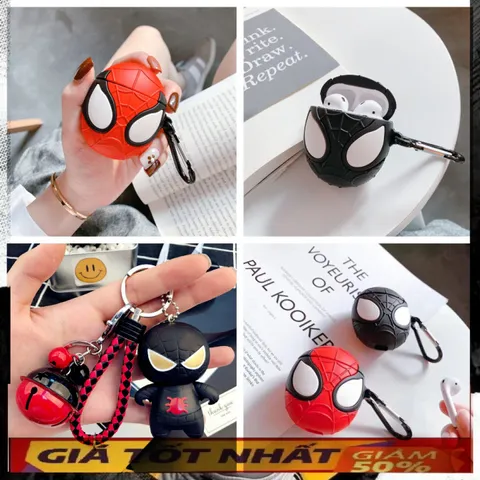 🔜 [ ᴄᴀꜱᴇ ᴀɪʀᴘᴏᴅ ] Tổng hợp các mẫu Móc Khóa TOP 3 NGƯỜI NHỆN Cực Chất treo kèm với Vỏ case Airpod 1 2 đồng bộ phong các