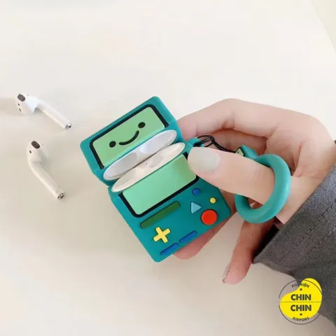 🔜 [ ᴄᴀꜱᴇ ᴀɪʀᴘᴏᴅ ] Vỏ Airpods Case Silicone Mềm Hình Máy Chơi Game Bimo Bảo Vệ Hộp Sạc Tai Nghe Airpods 1 2 Pro Cover