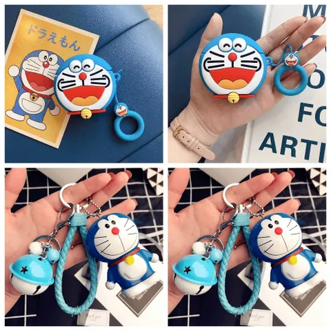 🔜 Tổng hợp các mẫu Móc Khóa TOP 8 DORAEMON Cực Chất có thể dùng treo kèm với Vỏ case Airpod 1 2 tai nghe đồng bộ phong