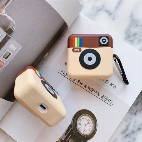 [ ᴄᴀꜱᴇ ᴀɪʀᴘᴏᴅ ] Case Airpod Vỏ Bọc Airpods ( INSTAGRAM ) Cho Hộp Sạc Tai Nghe AirPods 1 2 Bằng Silicon Dẻo Siêu Cute