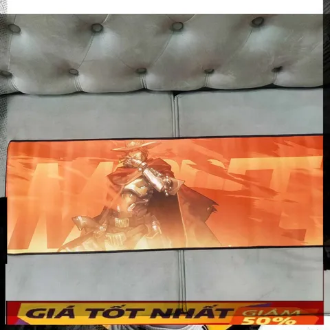 Miếng Lót Chuột Cỡ Lớn Overwatch Repeater 7 - Bàn Di Chống Nước 90x30cm Dày Dặn 3mm Siêu Bền Cho Game Thủ