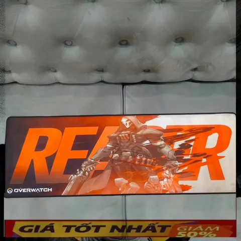 Miếng Lót Chuột Lớn Chống Nước 90x30cm Hình OVERWATCH 6 - Pad Di Chuột Siêu Bền Dày 3mm Cho Game Thủ