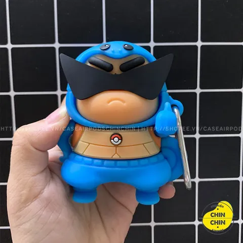 🔜 [ ᴄᴀꜱᴇ ᴀɪʀᴘᴏᴅ ] Case Airpod Vỏ Bọc Airpods ( Cu Shin Ninja Rùa ) Cho Hộp Sạc Tai Nghe AirPods 1 2 PRO Bằng Silicon Dẻ