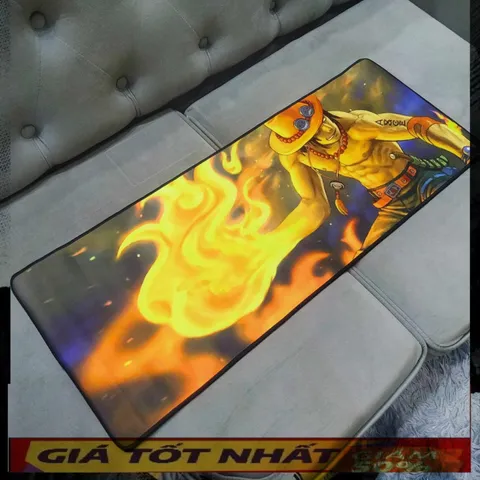 Miếng Lót Chuột Lớn One Piece 43 - Pad Gaming Chống Nước 80x30cm Chất Liệu Cao Su, Dày Dặn, Thao Tác Mượt Mà