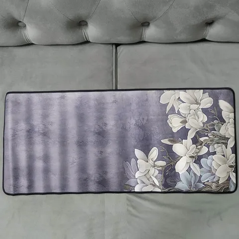 🔜 A21 - Miếng Lót Chuột, Pad Chuột Cỡ [ HOA XÁM 21 ] Chống Nước, Bàn Di Chuột Có Hình 70x30cm dày dặn 3mm chuyên game c