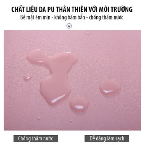 🔜 [ MẦU HỒNG ] Bàn di chuột Game , văn phòng ...bằng Da , nhiều kích cỡ lớn, nhiều màu cao cấp - SHOP BÁN HÀNG UY TÍN