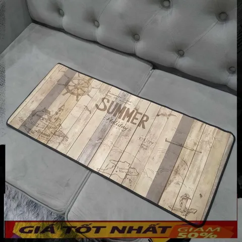 Miếng Lót Chuột Lớn [Summer Holiday 28] - Bàn Di Chuột Chống Nước 70x30cm Siêu Bền, Chất Liệu Cao Su, Dày 3mm, Thích Hợp Game Thủ