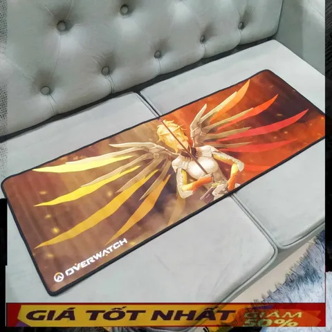 Miếng Lót Chuột Overwatch 9 - Pad Chuột Cỡ Lớn Chống Nước 90x30cm, Độ Dày 3mm, Chuyên Dụng Cho Game Thủ