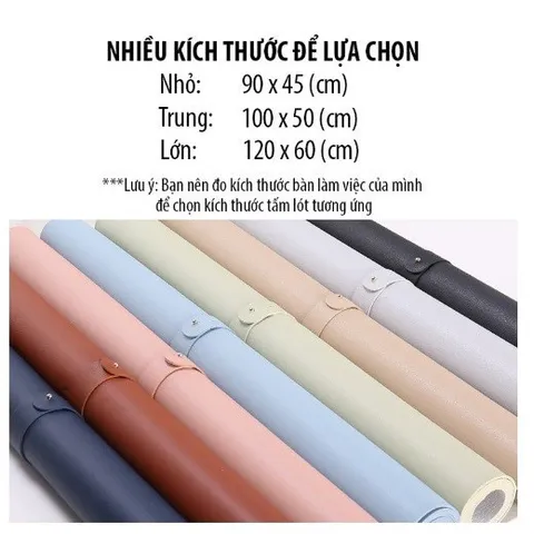 🔜 [ MẦU XÁM NHẠT ] Bàn di chuột Game , văn phòng ...bằng Da , nhiều kích cỡ lớn, nhiều màu cao cấp - SHOP BÁN HÀNG UY T